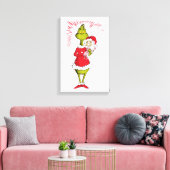 Grinch Holds Cindy Lou Who Canvas Afdruk (Insitu (Woonkamer))