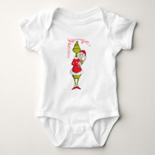 Grinch houdt Cindy Lou Who vast Romper