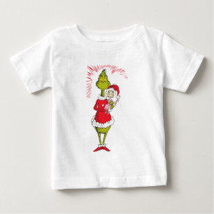 Grinch houdt Cindy Lou Wie vast