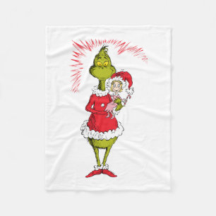 Grinch houdt Cindy Lou Wie vast Fleece Deken