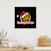Grinch | Ik ben altijd in seizoen Poster (Keuken)