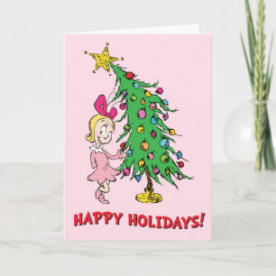 Grinch   Ik ben Cindy-Lou Wie Goed Feestdagen Kaart