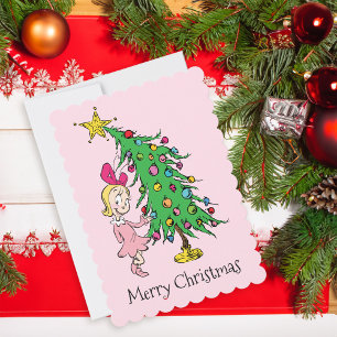 Grinch Ik ben Cindy-Lou Wie Goed Feestdagenkaart