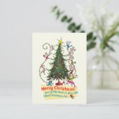 Grinch | Ik ben Cindy-Lou Wie Goed geweest Feestdagenkaart (Staand voorkant)