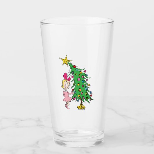 Grinch | Ik ben Cindy-Lou Wie goed geweest Glas (Voorkant)
