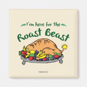 Grinch I'm Here for the Roast Beast Quote Magneet
