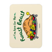 Grinch I'm Here for the Roast Beast Quote Magneet (Verticaal)