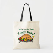 Grinch I'm Here for the Roast Beast Quote Tote Bag (Voorkant)