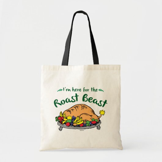 Grinch I'm Here for the Roast Beast Quote Tote Bag (Voorkant)