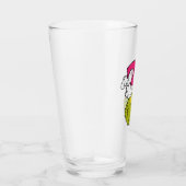 Grinch in roze kerstmuts glas (Rechts)