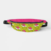Grinch in roze kerstmuts heuptasje (Voorkant)