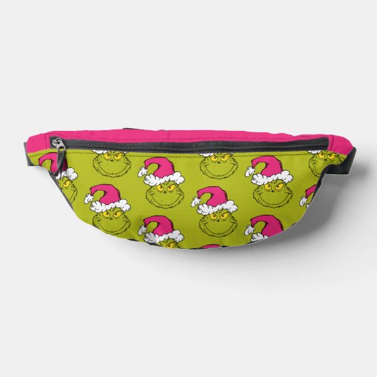 Grinch in roze kerstmuts heuptasje (Liggend)