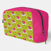 Grinch in roze kerstmuts toilettasje (Rechterhoek)