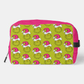Grinch in roze kerstmuts toilettasje (Achterkant)