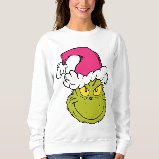 Grinch in roze kerstmuts trui (Voorkant)