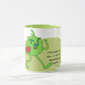 Grinch Inspired Coffee Mok - ideaal voor onheil (Midden)