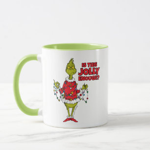 Grinch   "Is dit vrolijk genoeg?" Mok