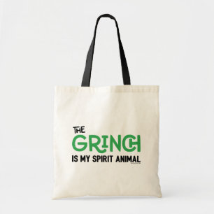Grinch is mijn Spirit Animal Citaat Tote Bag