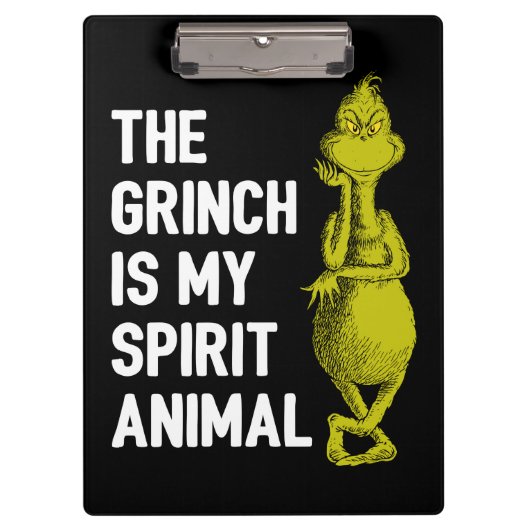 Grinch is mijn Spirit Animal Klembord (Voorkant)