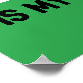 Grinch is mijn Spirit Animal Quote Poster (Hoek)