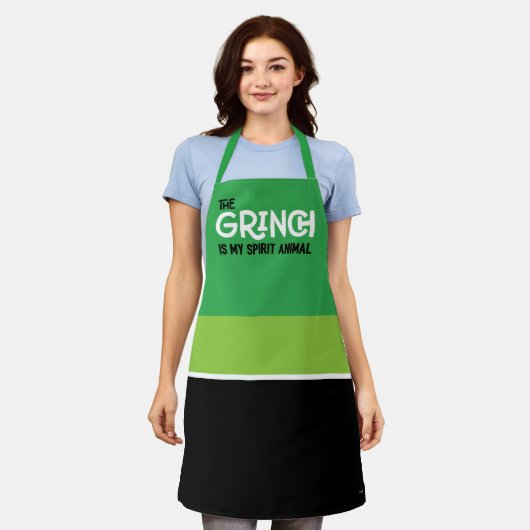 Grinch is mijn Spirit Animal Quote Schort (Gedragen)