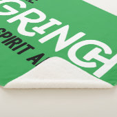 Grinch is mijn Spirit Animal Quote Sherpa Deken (3/4)