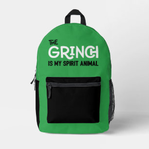 Grinch is mijn spirituele dier citaat bedrukte rugzak