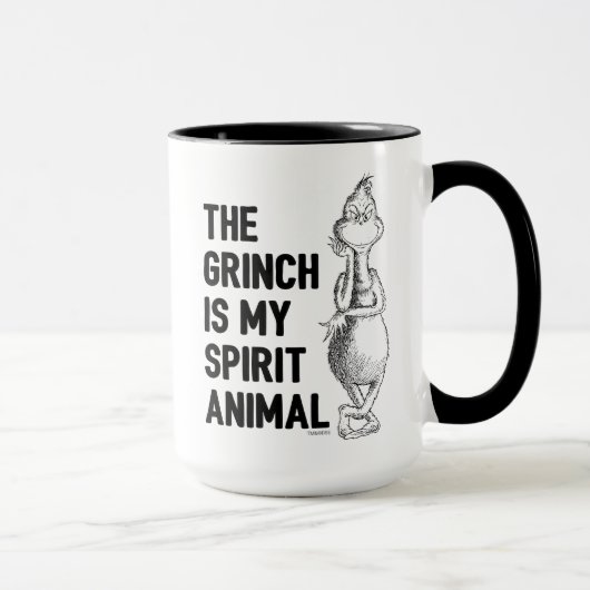 Grinch is mijn spirituele dier mok (Rechts)