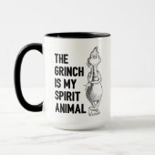 Grinch is mijn spirituele dier mok (Links)
