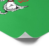 Grinch | Je bent zo knuffelig als een cactus Poster (Hoek)