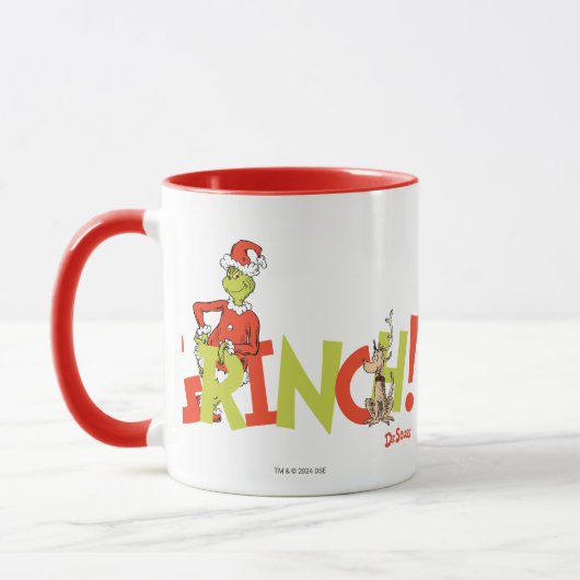 Grinch! Karakter Logo Grafisch Mok (Links)