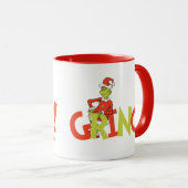 Grinch! Karakter Logo Grafisch Mok (Voorkant rechts)