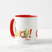 Grinch! Karakter Logo Grafisch Mok (Voorkant links)