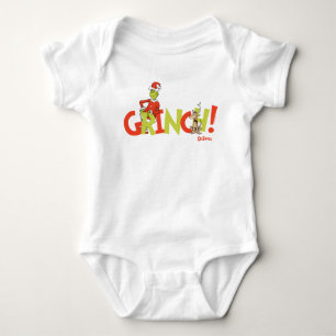 Grinch! Karakter Logo Grafisch Romper