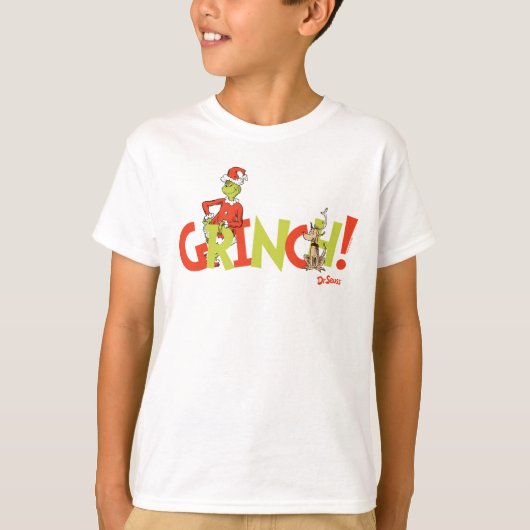 Grinch! Karakter Logo Grafisch T-shirt (Voorkant)
