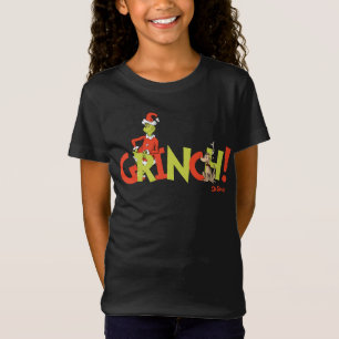 Grinch! Karakter Logo Grafisch T-shirt