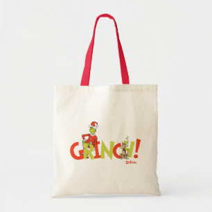 Grinch! Karakter Logo Grafisch Tote Bag
