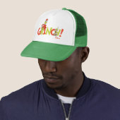 Grinch! Karakter Logo Grafisch Trucker Pet (In situ)