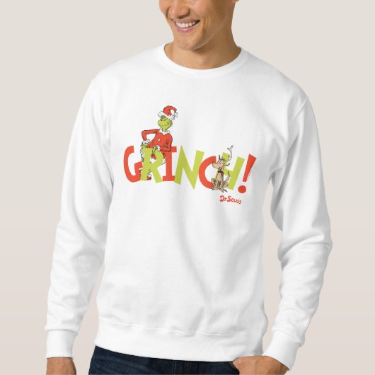 Grinch! Karakter Logo Grafisch Trui (Voorkant)