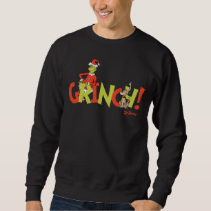 Grinch! Karakter Logo Grafisch Trui