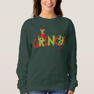 Grinch! Karakter Logo Grafisch Trui