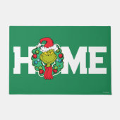 Grinch | Kerst Krans Deurmat (Voorkant)
