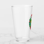 Grinch | Kerst Krans Glas (Rechts)