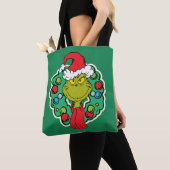 Grinch | Kerst Krans Tote Bag (Dichtbij)