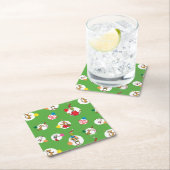 Grinch | Kerst Stippenpatroon Kartonnen Onderzetters (Insitu)