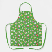 Grinch | Kerst Stippenpatroon Schort (Voorkant)