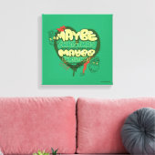 Grinch | Kerstcitaat Canvas Afdruk (Insitu (Woonkamer))