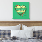 Grinch | Kerstcitaat Canvas Afdruk (Insitu (Slaapkamer))