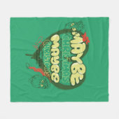 Grinch | Kerstcitaat Fleece Deken (Voorkant (Horizontaal))