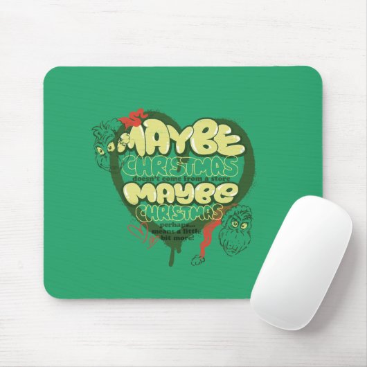 Grinch | Kerstcitaat Muismat (Met muis)